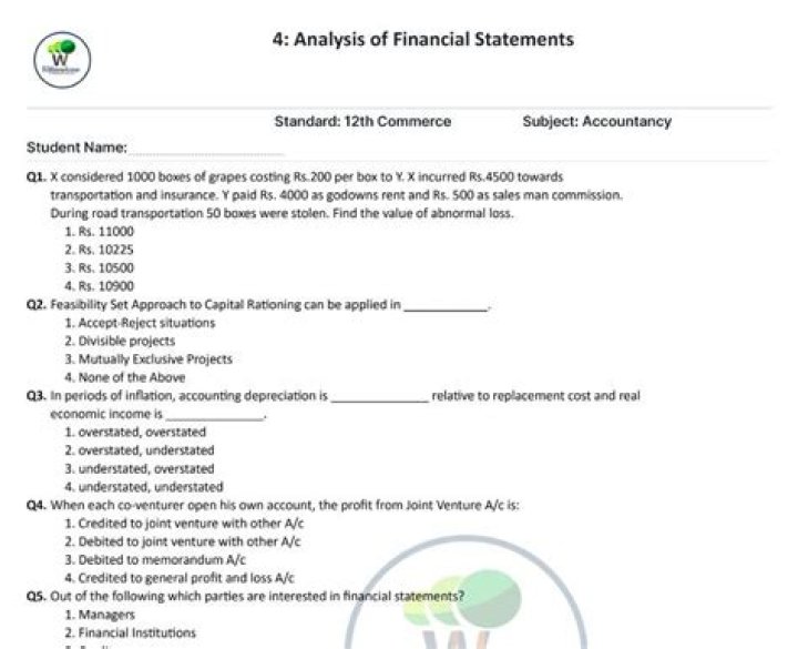 Financial Statements Adjustments: Common Q&A PDF Guide