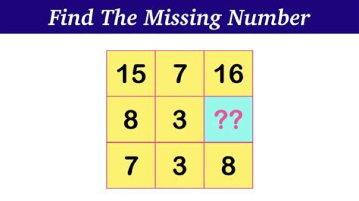 Solve the Missing Number Puzzle with Answer PDF