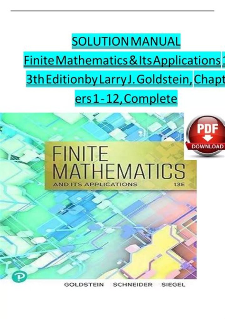 Finite Mathematics 11th Edition Answers PDF – Complete Problem Solutions
