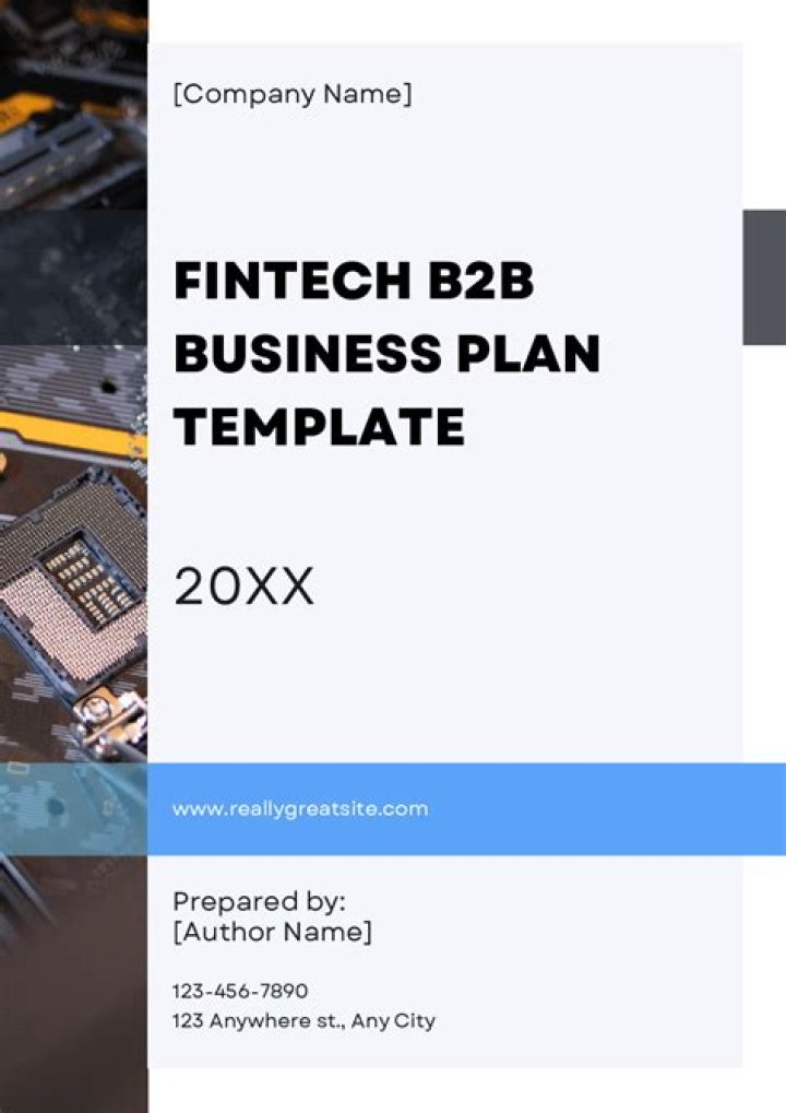 Fintech Business Plan PDF: Your Step-by-Step Guide to Launching Success