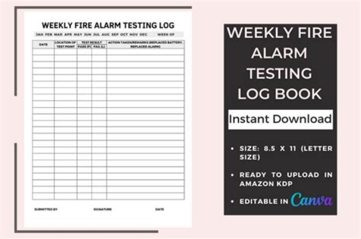 Fire Alarm Test Sheet PDF – Download Reliable Testing Template