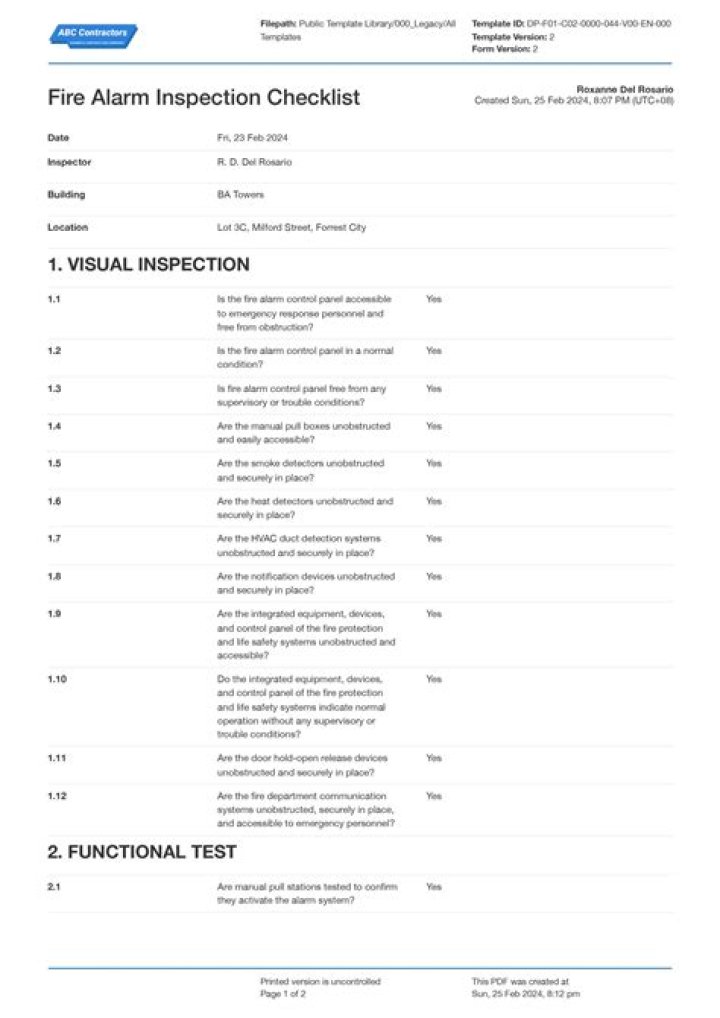 Fire Protection Systems Inspection & Maintenance Manual PDF: Test & Training Guide