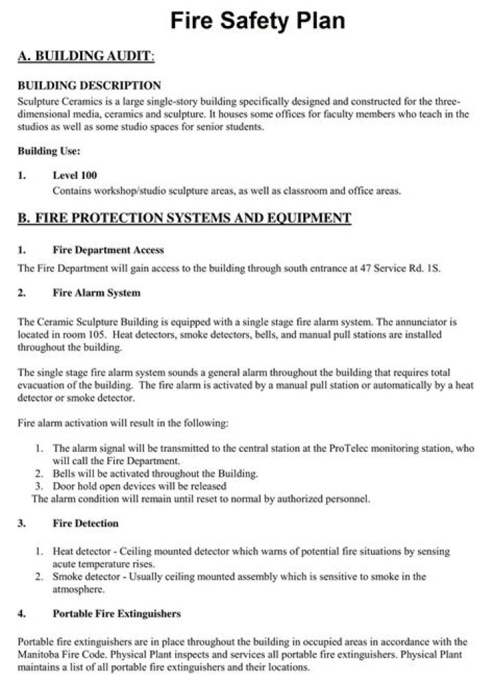 Fire Safety Plan PDF – Download Complete Safety Compliance Document