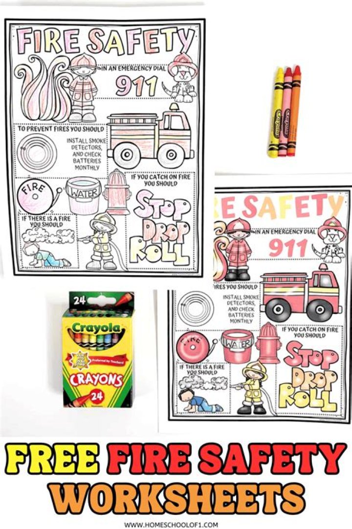 Fire Safety Worksheets PDF for Safe Learning & Training