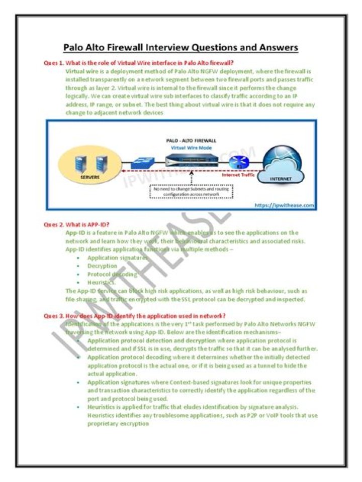 Firewall Interview Questions and Answers PDF: Expert Guide