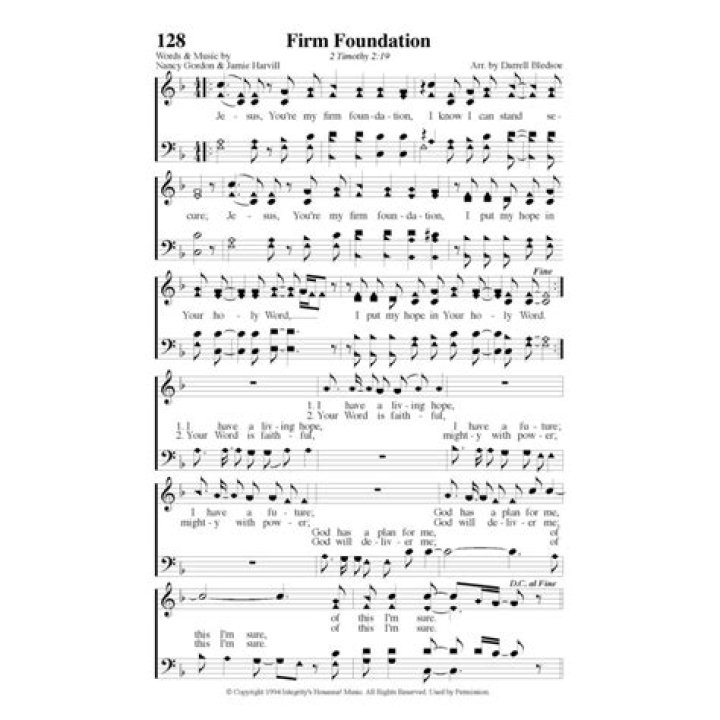 Firm Foundation Sheet Music PDF – Reliable Scores for Musicians