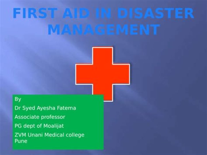 First Aid in Disaster Management: Essential PDF Guide