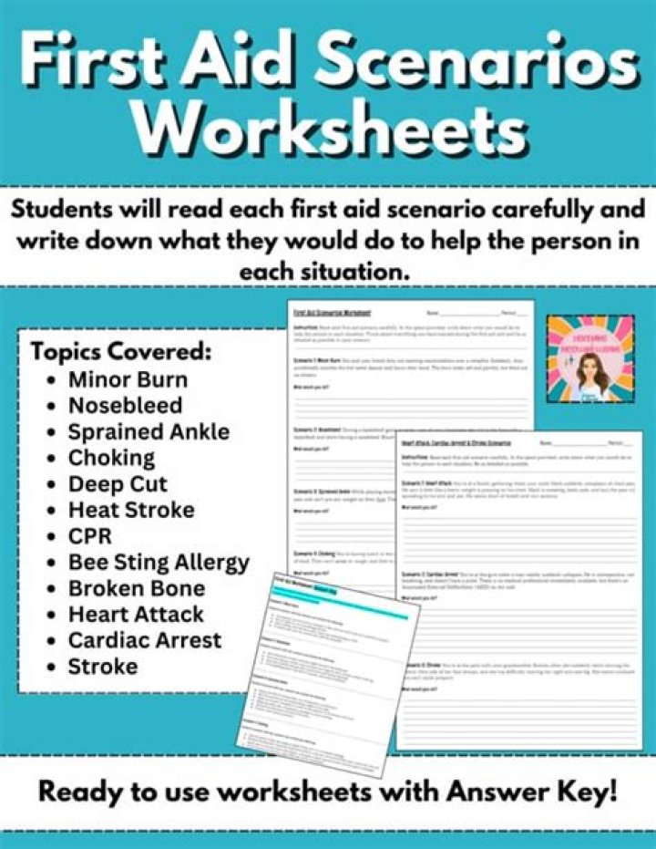 First Aid Scenarios Worksheet PDF – Download Free Training Resource
