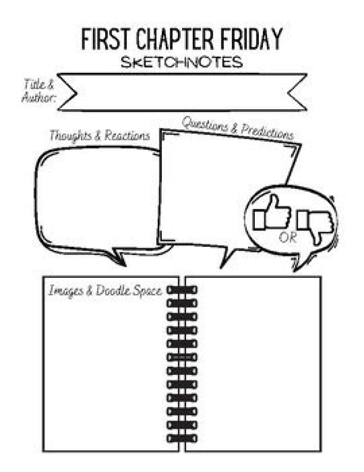 First Chapter Friday Worksheet PDF Download – Ready-to-Use Writing Prompts