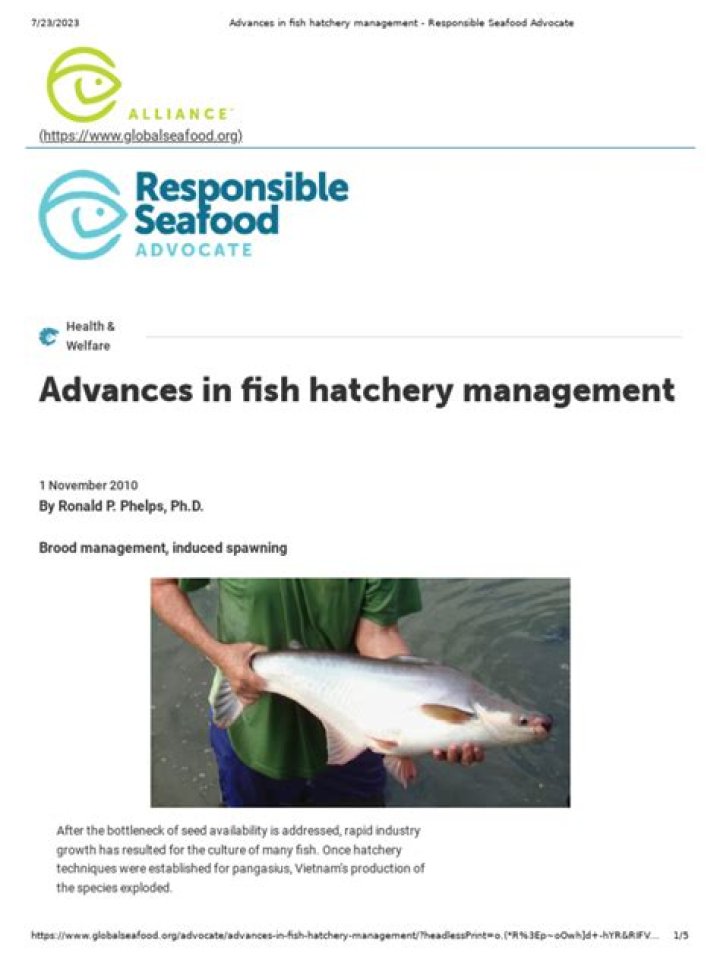 Comprehensive Fish Hatchery Management PDF Guide