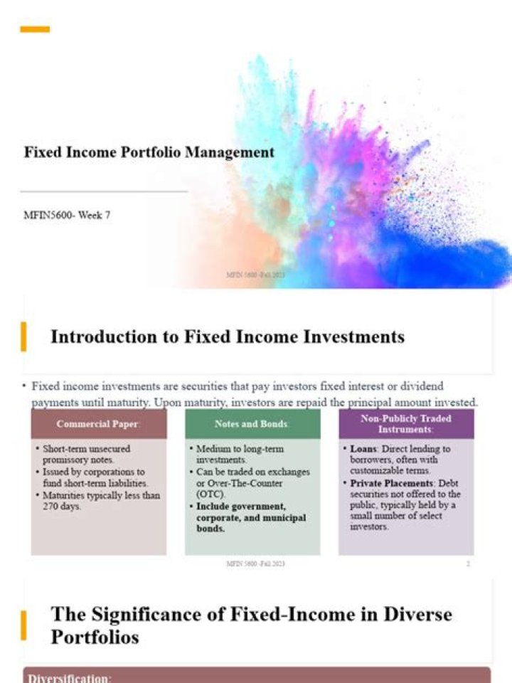 Optimizing Fixed Income Portfolio Management: Expert PDF Guide