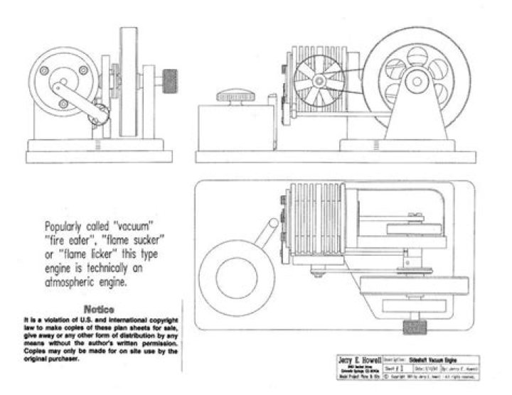 Free Flame Licker Engine Plans PDF – Download Detailed Schematics