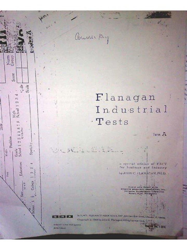 Flanagan Industrial Test PDF: Official Documentation & Compliance Reports
