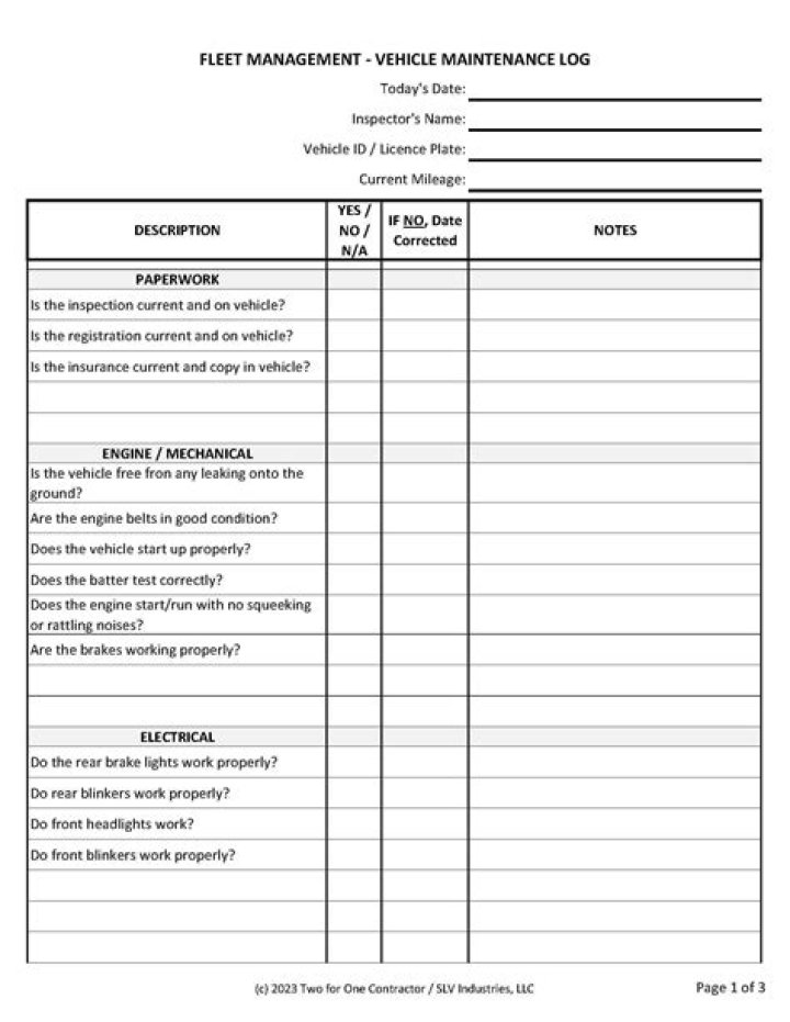 Fleet Management Checklist PDF: Complete Guide for Smarter Operations