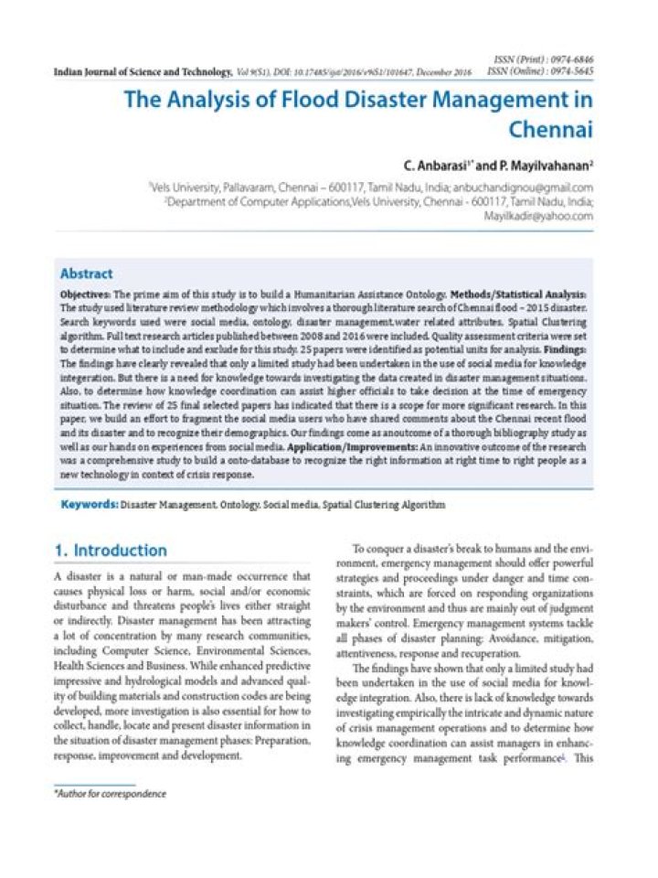 Comprehensive Flood Disaster Management PDF: Preparedness, Response, and Recovery