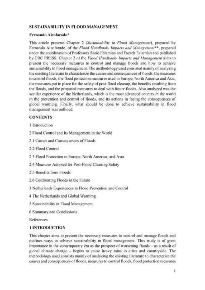 Essential Flood Management PDF Guide: Protect Your Property