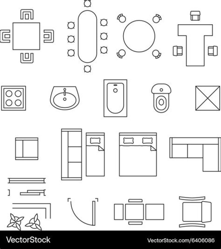 Floor Plan Furniture Symbols PDF – Easily Identify Elements with Clear Symbol Guide