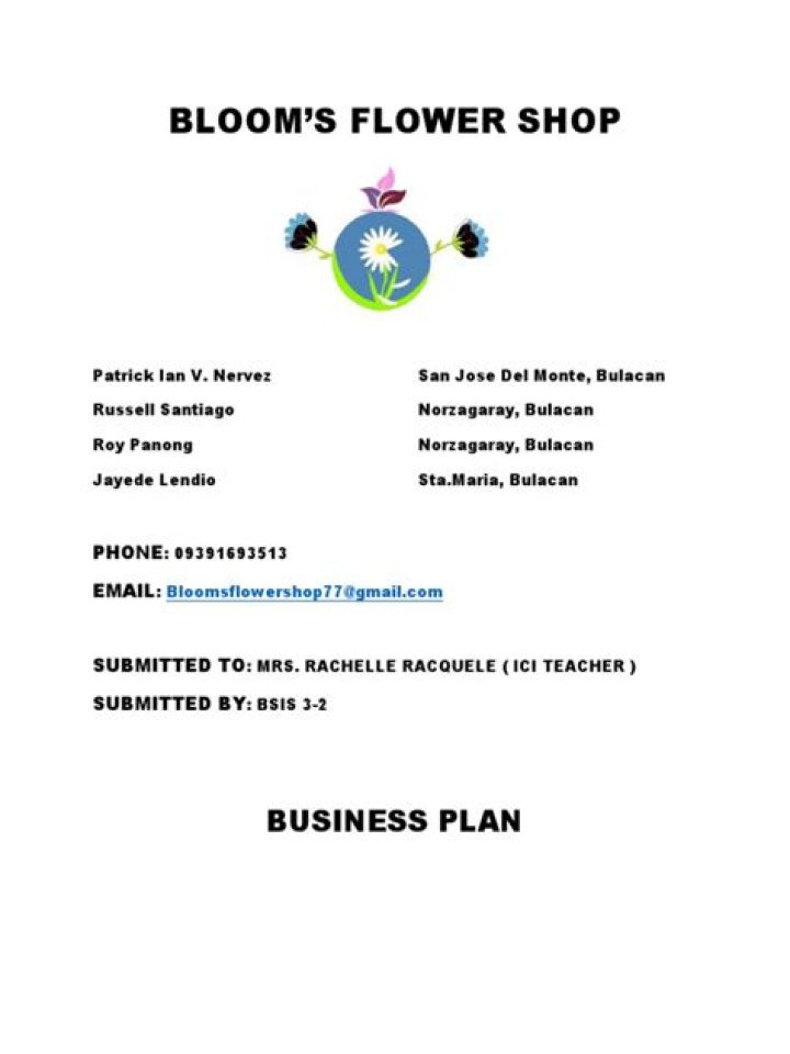 Flower Shop Business Plan PDF: Expert Guide to Launching a Successful Floral Business