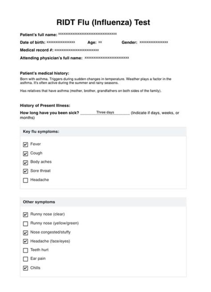 Flu Test Results PDF: Instant Download & Accurate Diagnosis