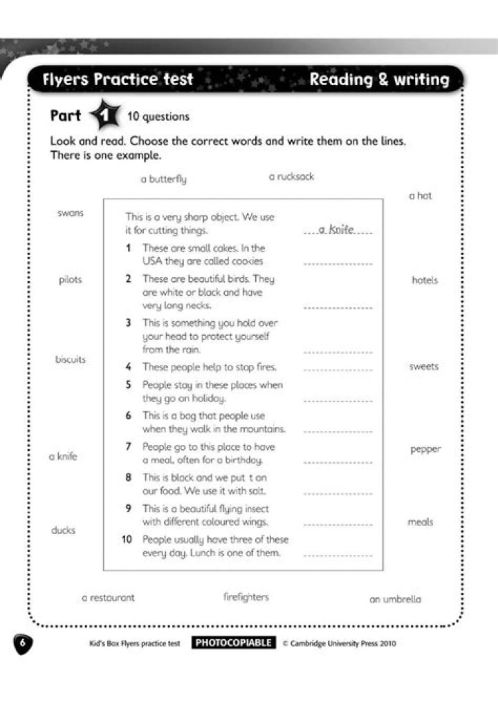 Master Flyers Reading & Writing Practice Test PDF | Boost Skills Today