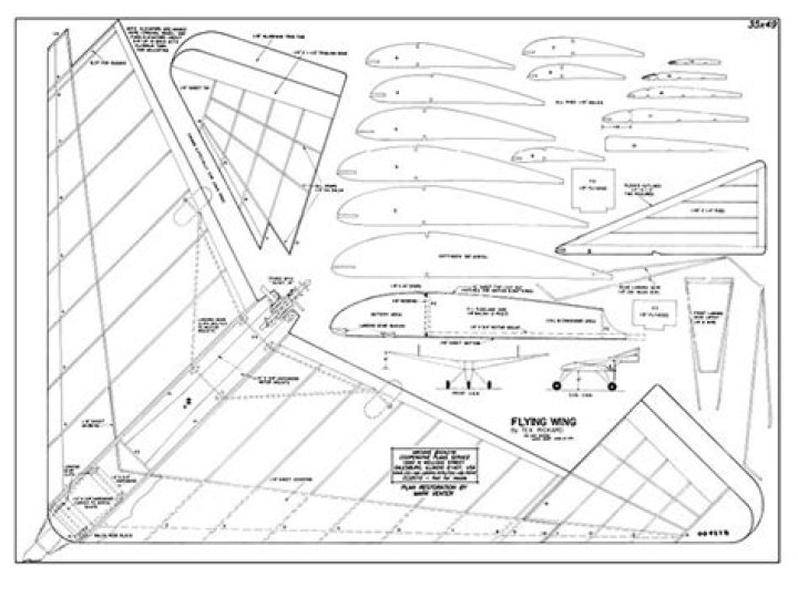 Flying Wing Plans PDF: Download Full Design Schematics Now