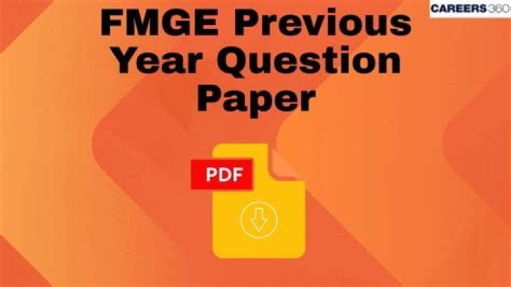 FMGE 2024 Question Paper PDF – Official Exam Material & Solutions