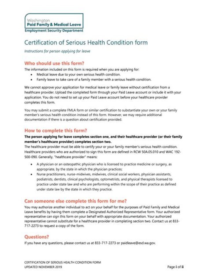 FMLA Serious Health Conditions List: 1 to 6 Essential PDF Guide