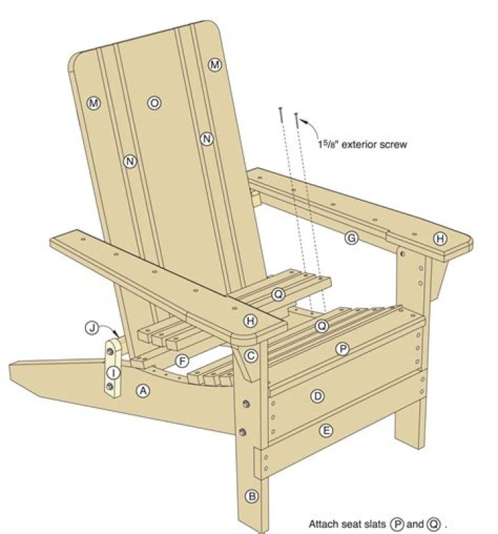 Folding Adirondack Chair Plans PDF – Easy Assembly & Portable Design