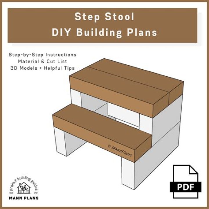 Free Folding Step Stool Plans PDF – Download Instantly