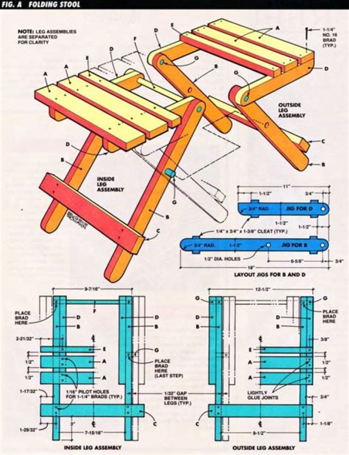 Folding Stool Plans PDF: Easy DIY Assembly & Design