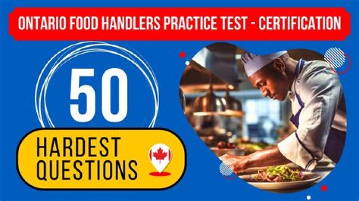 Free Ontario Food Handlers Test Questions & Answers PDF Download