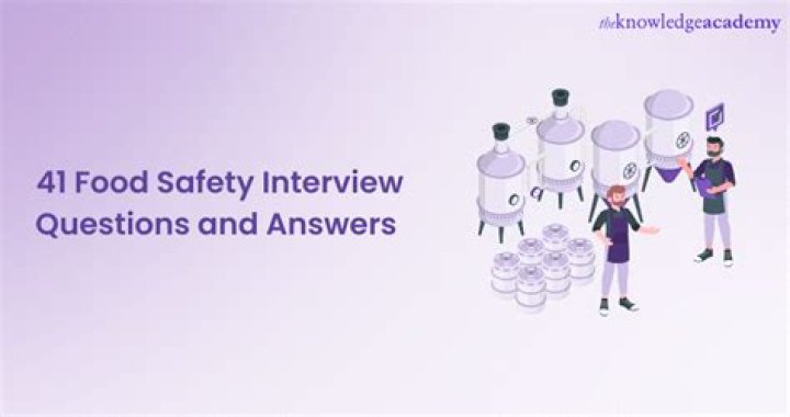 Food Safety Interview Questions and Answers PDF