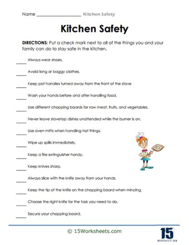 Download Free Food Safety Worksheets PDF for Safe Handling & Compliance