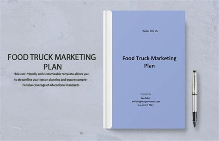Food Truck Marketing Plan PDF – Boost Your Business with Proven Tactics