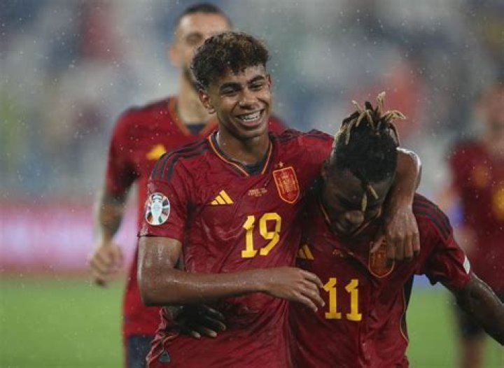 Football SoccerSpain's 16yearold Yamal country's youngest