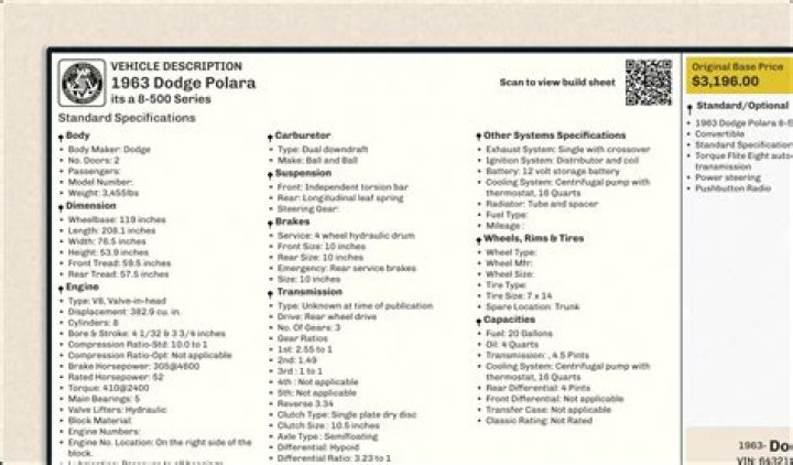 Free Ford Build Sheet by VIN – Download PDF Instantly