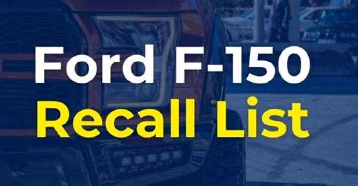 Ford F-150 Recall List PDF: Safe Driving Now