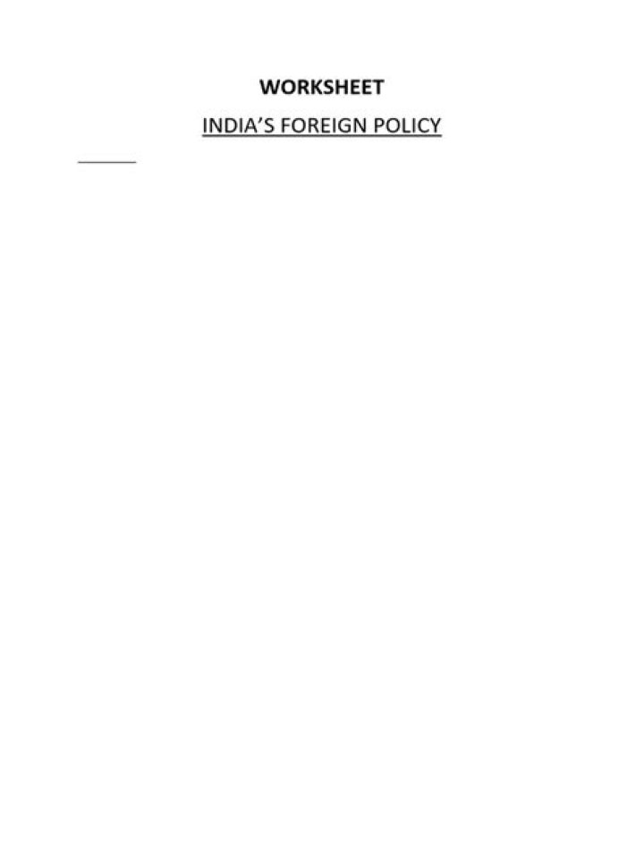 Foreign Policy Worksheet PDF: Analyze & Master Global Strategies