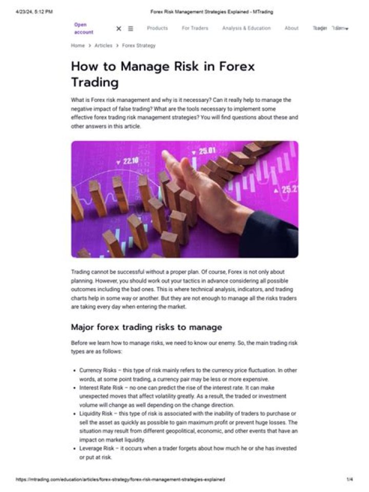 Top Forex Risk Management Strategies PDF for Safe Trading