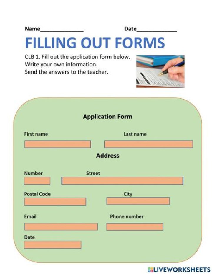 Free PDF Form Filling Worksheets – Instant Download
