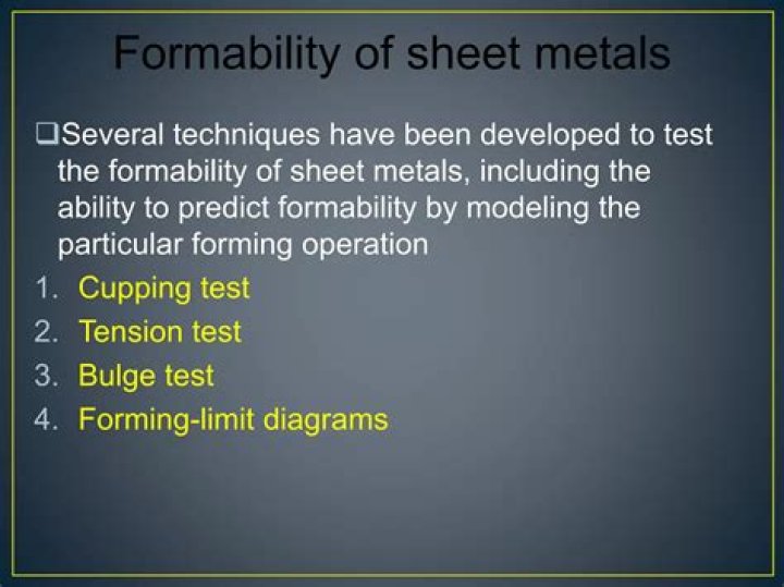 Optimizing Sheet Metal Formability with PDF Guidelines
