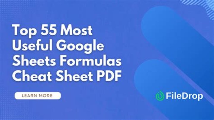 Descargas Rápidas: Fórmulas Powerfules para Hojas de Cálculo en PDF de Android y Excel
