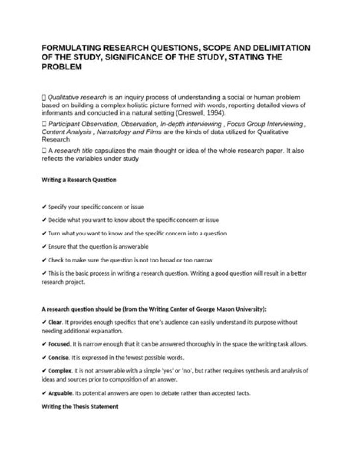 Formulating Research Questions PDF: A Step-by-Step Guide