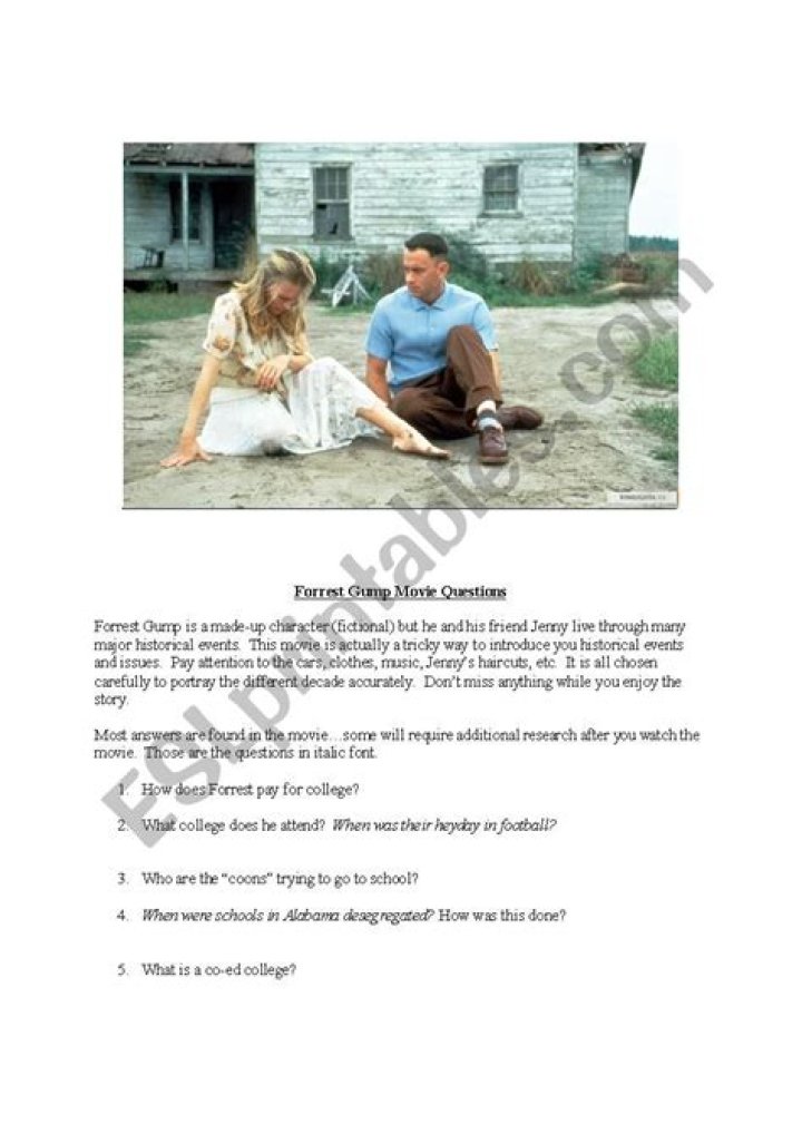 Forrest Gump Movie Questions PDF: Essential Trivia & Discussion Points