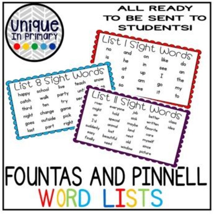 Fountas and Pinnell 25-Word List PDF: Key Literacy Assessment Tools