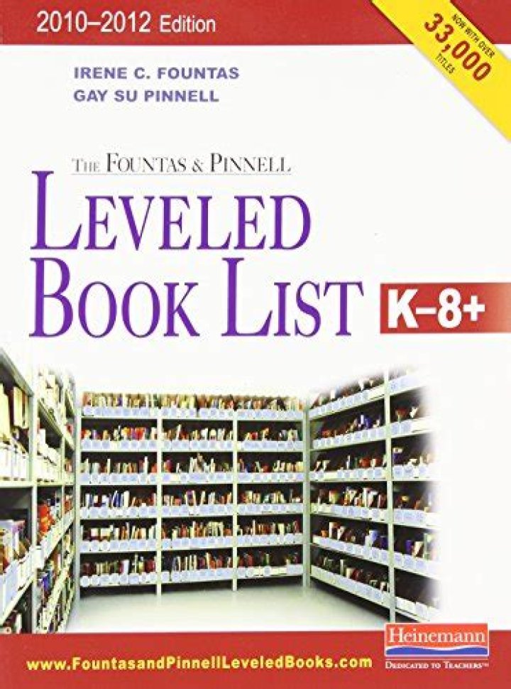 Fountas & Pinnell Leveled Book List PDF: Expert Reading Level Resources