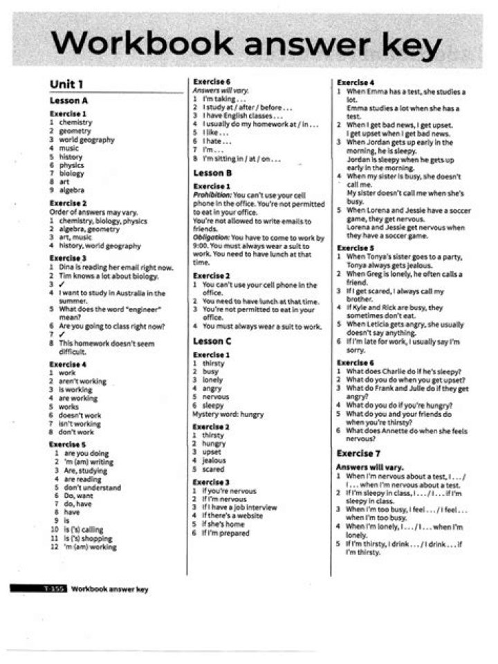 Four Corners 3 Workbook Answer Key PDF – Instant Download