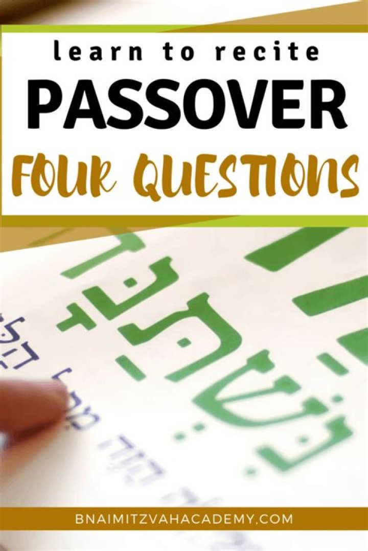 Four Questions Passover PDF: Essential Guide & Answers