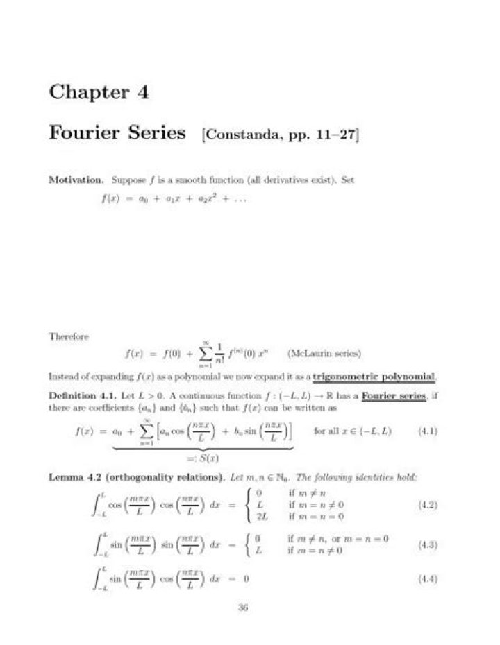 Fourier Series Questions and Solutions PDF: Step-by-Step Explained