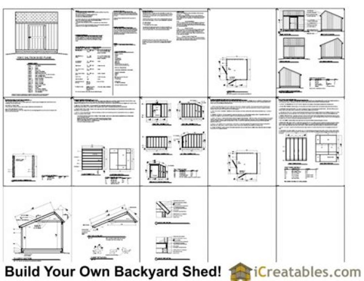 Free 10x10 Storage Shed Plans PDF – Instant Download